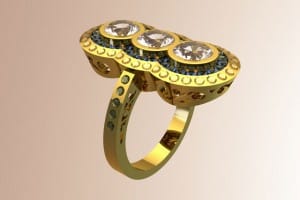The Uniqueness of the 3-Stone Emerald Diamond Ring